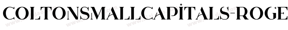 ColtonSmallCapitals-R0gE字体转换