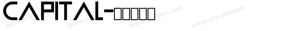 Capital字体转换