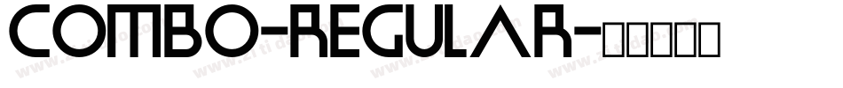 Combo-Regular字体转换