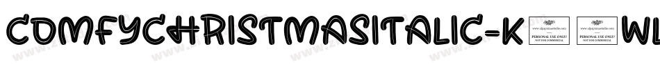 ComfyChristmasItalic-K77wl字体转换