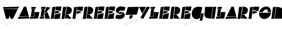 WalkerFreeStyleRegularFonty-DKR1字体转换