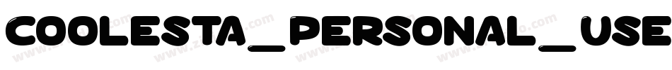 Coolesta_Personal_Use_Only字体转换
