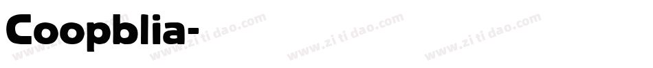 Coopblia字体转换