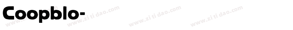 Coopblo字体转换