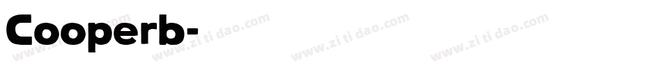 Cooperb字体转换