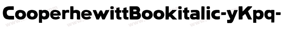 CooperhewittBookitalic-yKpq字体转换