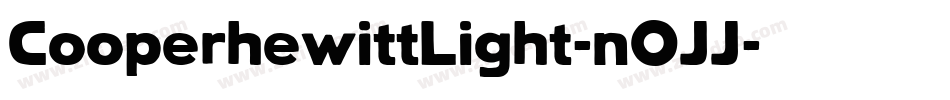 CooperhewittLight-nOJJ字体转换