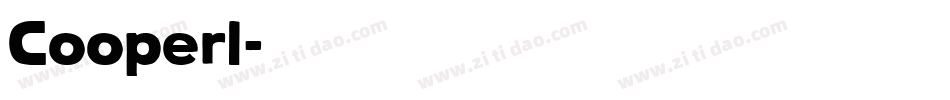Cooperl字体转换