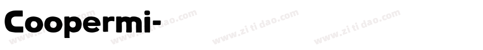 Coopermi字体转换