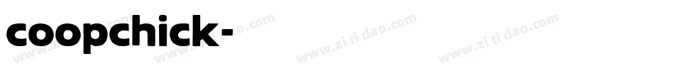 coopchick字体转换