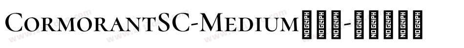 CormorantSC-Medium手机版字体转换