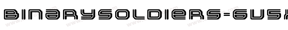 BinarySoldiers-6v5x字体转换