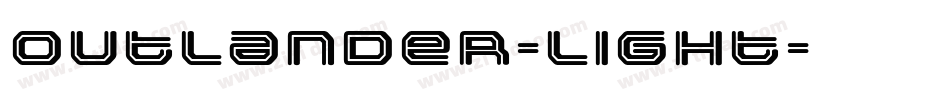 Outlander-Light字体转换