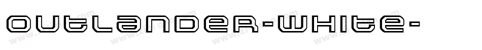 Outlander-White字体转换