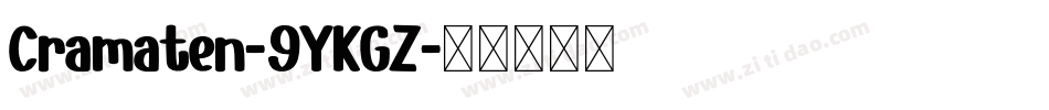 Cramaten-9YKGZ字体转换
