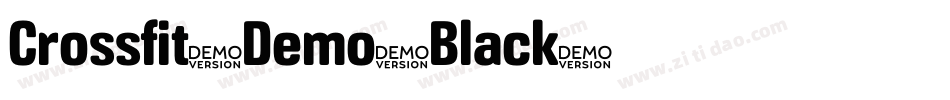 Crossfit-Demo-Black字体转换