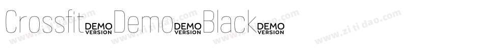 Crossfit-Demo-Black字体转换