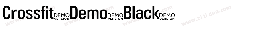 Crossfit-Demo-Black字体转换