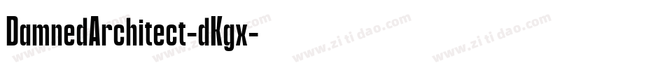 DamnedArchitect-dKgx字体转换