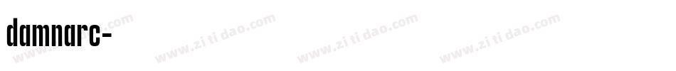 damnarc字体转换
