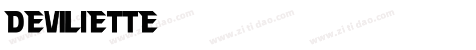 Deviliette字体转换