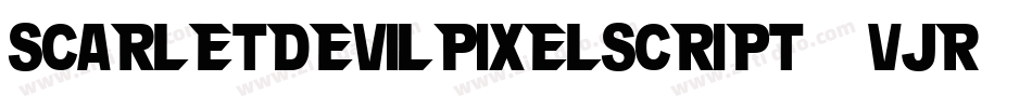 ScarletDevilPixelScript-0Vjr字体转换