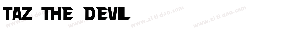 Taz-the-Devil字体转换