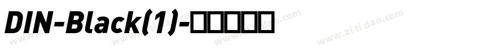 DIN-Black(1)字体转换