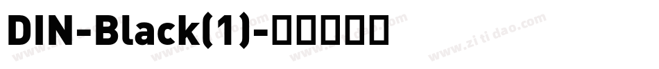 DIN-Black(1)字体转换