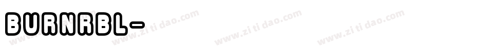 BURNRBL字体转换