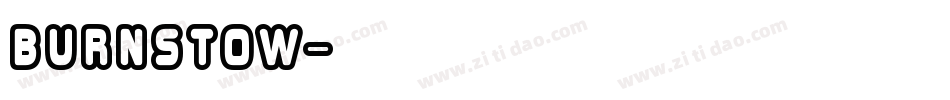 BURNSTOW字体转换