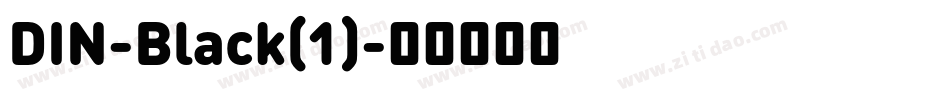 DIN-Black(1)字体转换
