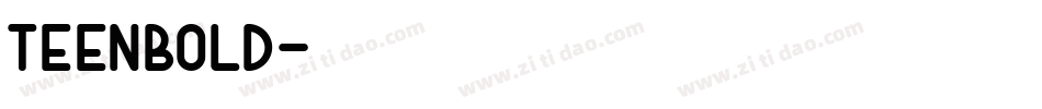 teenbold字体转换