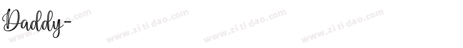 Daddy字体转换