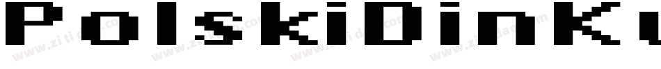 PolskiDinKursivschriftBreit-KwDX字体转换
