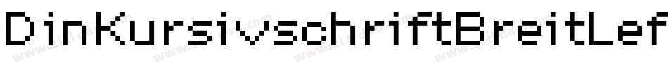 DinKursivschriftBreitLeftalic-Jvpn字体转换