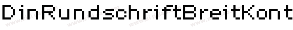 DinRundschriftBreitKonturkursiv-W9eO字体转换