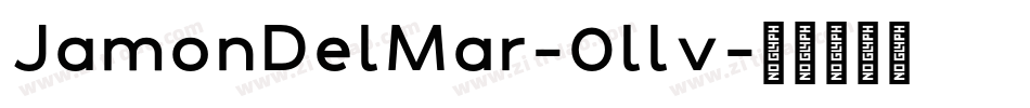 JamonDelMar-0llv字体转换