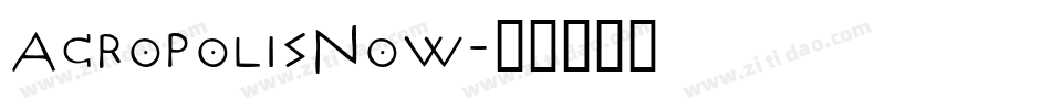 AcropolisNow字体转换