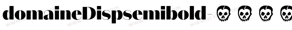domaineDispsemibold字体转换