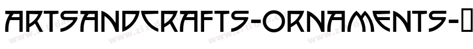 ArtsAndCrafts-Ornaments字体转换