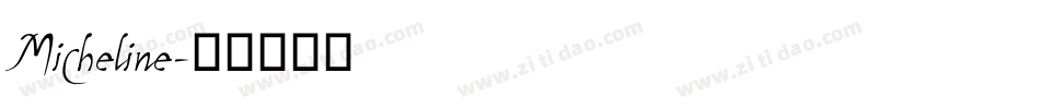 Micheline字体转换