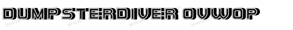DumpsterDiver-OVwop字体转换
