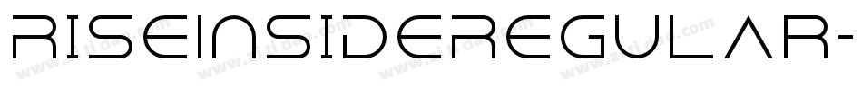 RiseInsideRegular-3W5Z字体转换