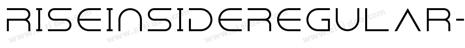RiseinsideRegular-L7PE字体转换