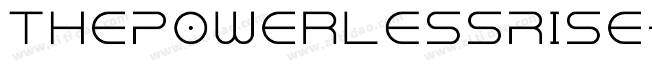 ThePowerlessRise-YaM4字体转换