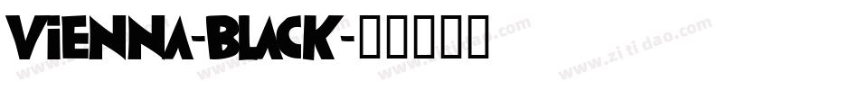 Vienna-Black字体转换