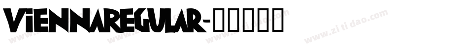 ViennaRegular字体转换