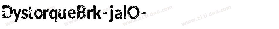 DystorqueBrk-jalO字体转换