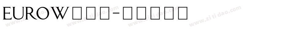 EUROW转换器字体转换